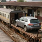 How much is it to transport a car by train