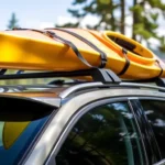 How to transport kayak with car