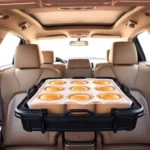 How to transport pies in a car